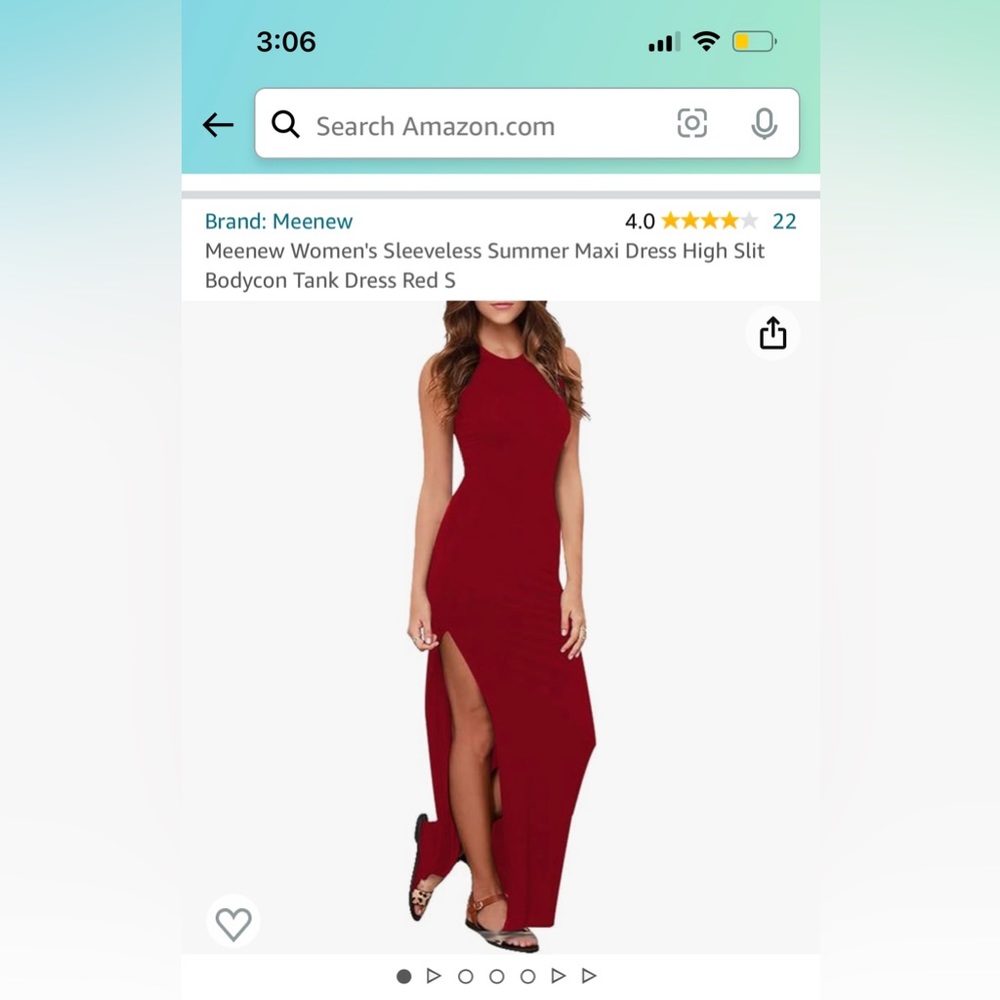 Women’s Red Maxi dress. Size small. Only worn twice.